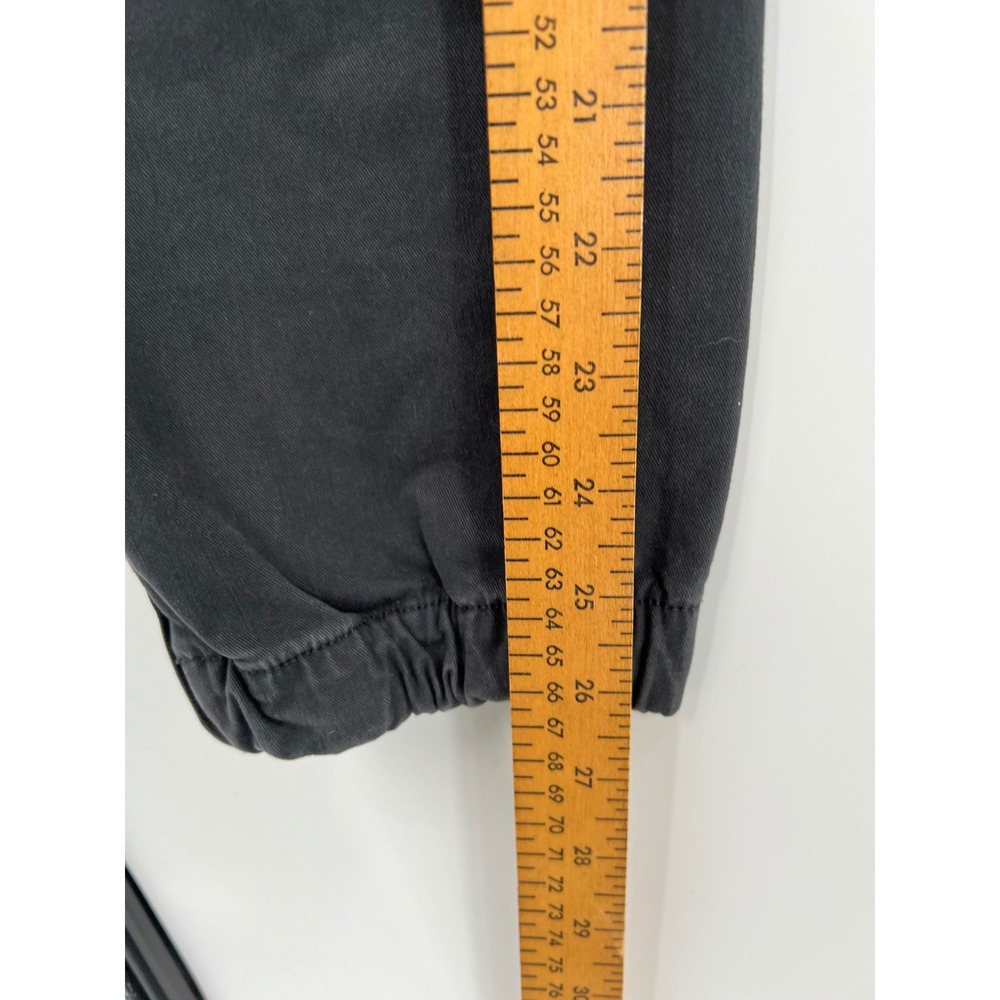 Banana Republic Womens Utility Jogger Pants Faded Black Size 4 Ankle Zip Cargo - Picture 7 of 7